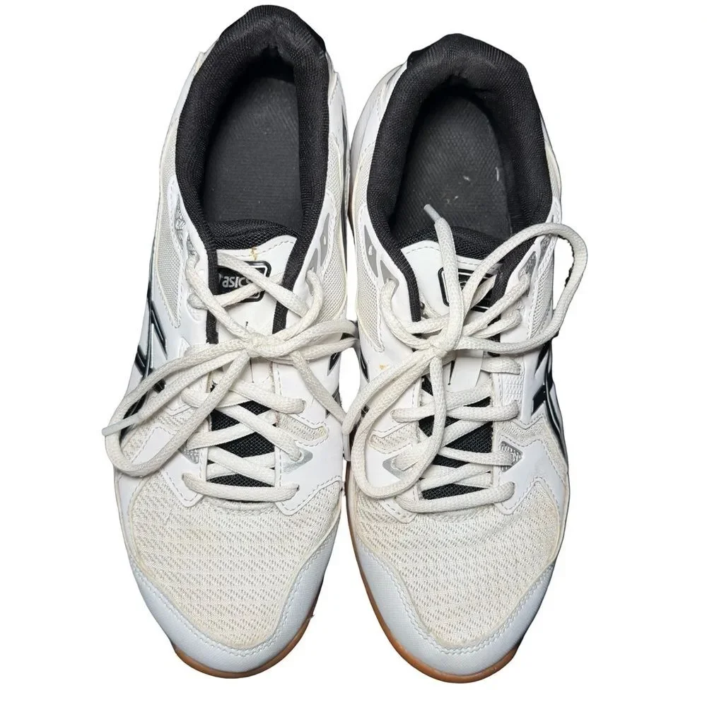 ASICS Gel-Rocket 10 Indoor Court Shoes – Size 8.5 (White/Black)